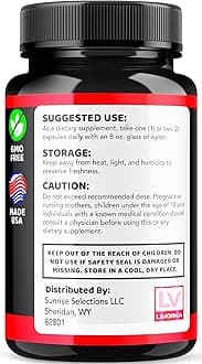 LIVORKA Erecpower Multivitamin Male Performance Capsules for Mens Health, Advanced Formula - 60 Capsules for 1 Month