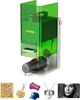 xTool F1 2-in-1 Dual Laser Engraver, Lightning Speed Portable Laser Engraving Machine, HD Laser Engraver for Jewelry, Metal, Wood, Leather