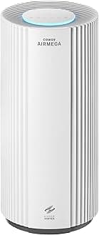 COWAY Air Purifier for Large Room Whole Home Up to 3,285 ft², HEPA Filter for Smoke, Allergen, Pet Dander, Odor, PM(1, 2.5, 10), AQI, Turbo Eco Mode, Energy Star, 3yr Warranty, Airmega 450 White
