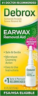 Debrox Earwax Removal Drops, 0.5 Fluid Ounce
