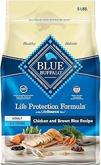 Life Protection Formula Adult Dry Dog Food, Helps Build and Maintain Strong Muscles, Made with Natural Ingredients, Chicken & Brown Rice Recipe, 5-lb. Bag
