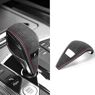 BETTERHUMZ Car Gear Shift Lever Knob Cover Trim for BMW G20 G22 G29 330i 340i M340i 2 3 4 X3 X4 Z4 IX3 I4 Series Alcantara Wrap Modified Decoration Interior Accessories