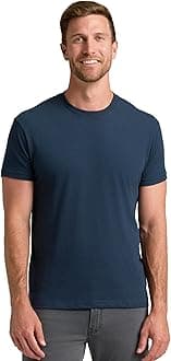 True Classic Mens T-Shirts – Short Sleeve Crew Neck T Shirts for Man, Cotton Blend Plain Novelty Men's T-Shirts