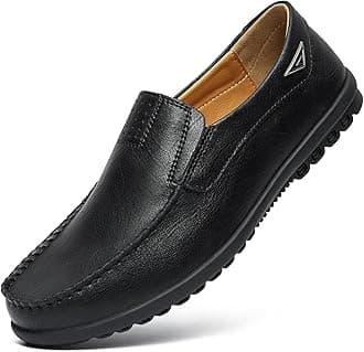 Go Tour Men’s Casual Leather Fashion Slip-on Loafers Shoes