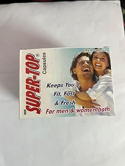 Super-Top Capsules, 10x10 Pack, Wellness Supplement for Men and Women