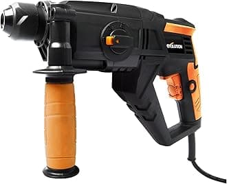 Evolution Power Tools SDS4-800 Hammer Drill 4 Functions - Drill, Chisel, Rotation, Hammer, 5 x Attachments Included (230 V)