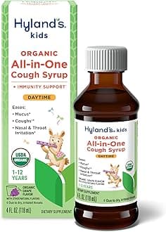 Hyland's Kids Organic All in One Cough Syrup Daytime - Grape