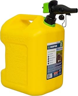 FSCD552 Fuel Container with Spill Proof SmartControl Spout, Yellow Diesel Can, 5 Gallon