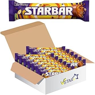 VSTARAll Chocolate Bars Collection (Cadbury Starbar Bar 49g, Half Box), 1 Count