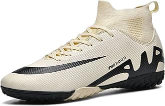 Mens Football Shoes High Top Spikes Youth Outdoor Training Football Shoes Professional Athletic Sports Shoes Turf Trainers