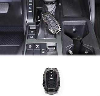 Key Fob Cover Compatible with Toyota Land Cruiser 250 Prado J250 LC250 2024 2025 Accessories, Zinc Alloy Protection Key Fob Case Cover (Black)