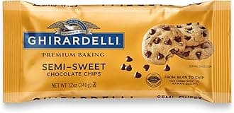 Premium Baking Chips, Semi-Sweet Chocolate, 12 oz (340 g) - Ghirardelli