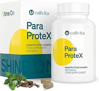 ParaProteX - Detox Cleanse for Humans - Gut Health Supplement - Full Spectrum Intestinal Cleanse - Black Walnut and Wormwood, Grapefruit Seed, Clove Oil, Barberry, Garlic - 100 Tablets