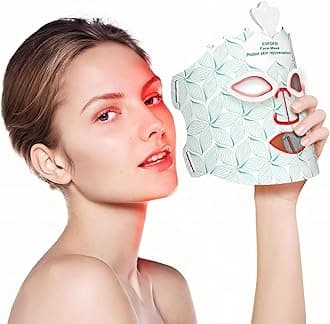 Red Light Therapy Mask for Face, 7 Colours LED Face Mask, Light Therapy at Home, LED Face Mask, Light Therapy, Green