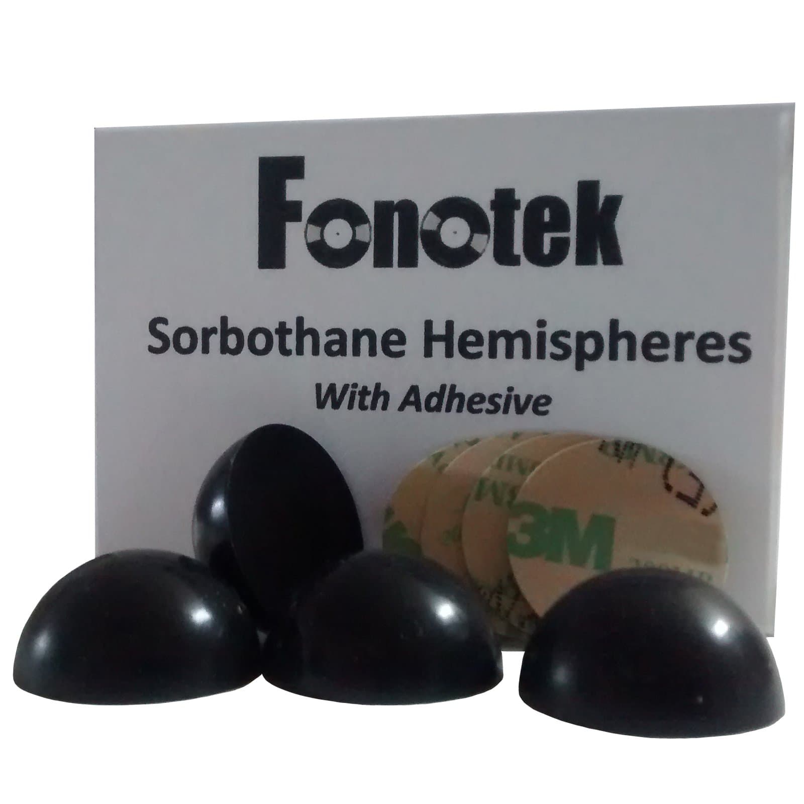 Sorbothane Hemispheres / Isolation Feet With Adhesive - 19mm - 4 Pack