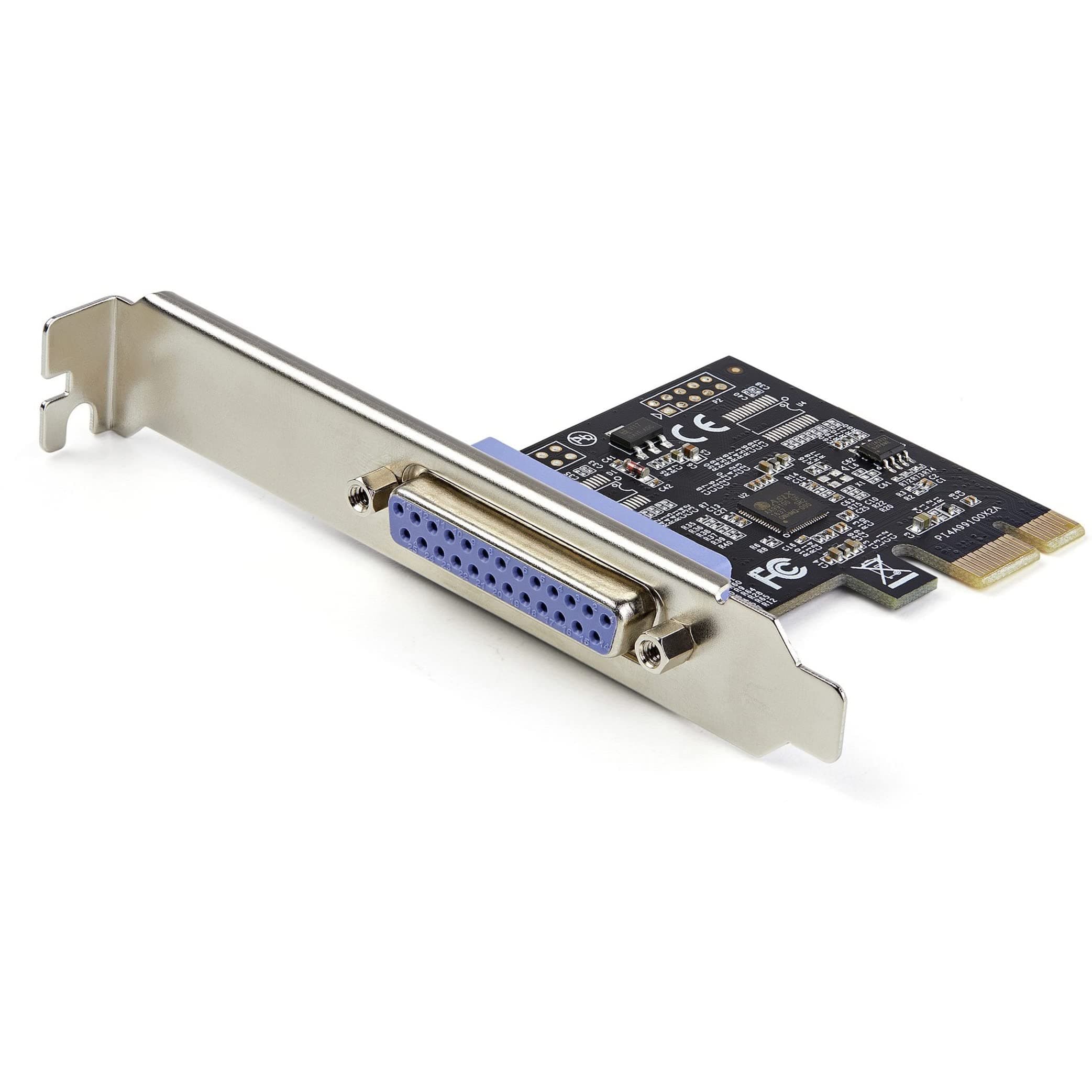 StarTech.com 1-Port Parallel PCIe Card - PCI Express to Parallel DB25 Adapter Card - Desktop Expansion LPT Controller for Printers, Scanners & Plotters - SPP/ECP - Standard/Low Profile (PEX1P2)