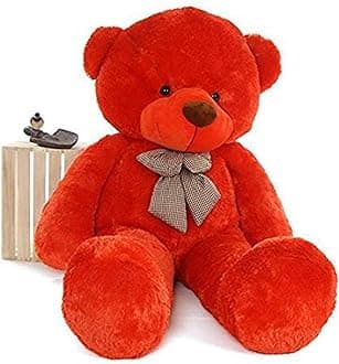 HUG 'n' FEEL SOFT TOYS 6 Feet Red Giant Teddy Bear Soft, Plush, And Cuddly Stuffed Animal For Kids, Birthdays, Anniversaries, Valentine'S Day, And Special Occasions Large Huggable