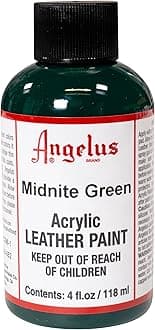 Angelus Midnite Green Acrylic Leather Paint 118ml