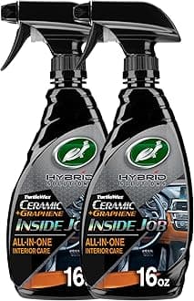 Hybrid Solutions Inside Job, All Purpose Ceramic Interior Car Cleaner and Protectant, Cleans, Deodorizes and Protects Leather Car Seats, Vinyl, Rubber, and Plastic, 16 fl oz (Pack of 2)