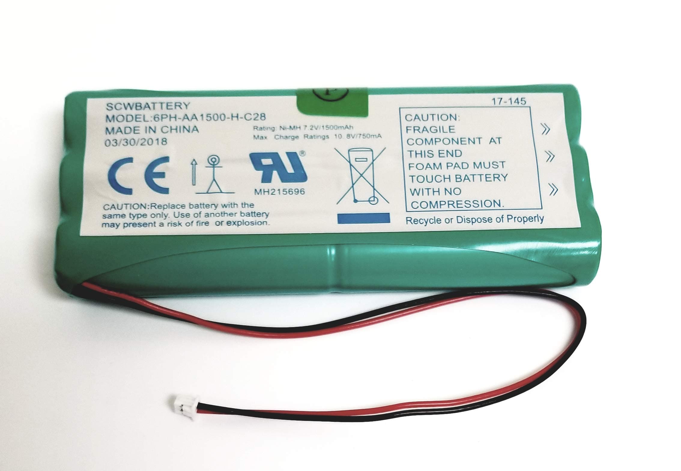 DIGITAL SECURITY CONTROLS DSC SCWBATTERY REPLACEMENT BATTERY FOR POWERSERIES 9047 SELF CONTAIN by DSC