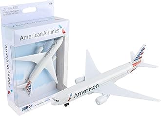American Airlines Single Plane, White, RT1664-1, airplane