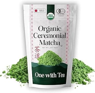 Ceremonial Matcha Powder USDA Organic 2oz – Authentic Japanese Green Tea, Made in Japan | Perfect for Matcha Latte, Smoothies, Hot & Iced Drinks