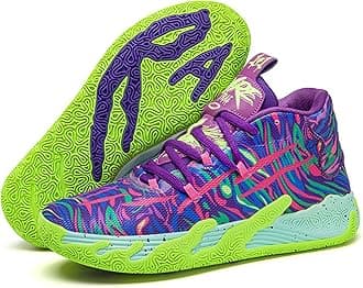 Uhclrr Men's Basketball Shoe Anti Slip Men's Basketball Shoe Men's Basketball Shoe Outdoor Sports Shoe(44 EU, F5)