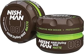 Hair Styling Hair Wax Matte: Matte Finish | Volume | Strong Hold | Hair Style | Water Soluble | Re-Stylable Wax for Men (100g/100ml)