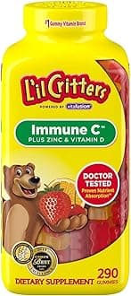 L'il Critter Kids' Immune C Plus Zinc and Vitamin D (290 Count)