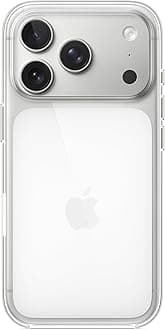 iPhone 17 Pro Clear Case with MagSafe and Camera Control: Lightweight Phone Case, Wireless Charging Compatible, Smooth Glossy Finish