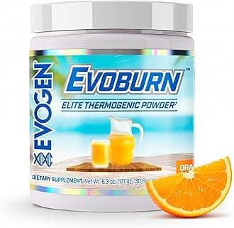 Evogen Evoburn - Thermogenic Fat Burner for Men & Women | Energy, Focus, & Appetite Control | Advanced Metabolism Booster Fat Burner Formula with MitoBurn & Caffeine | Orange Sunrise | 30 Servings