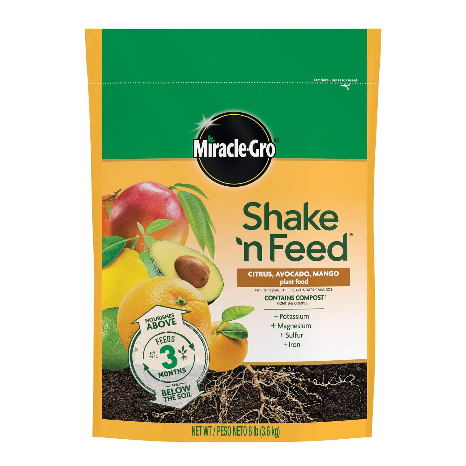 3002810 Shake 'N Feed Continuous Release Citrus, Avocado and Mango Plant Food