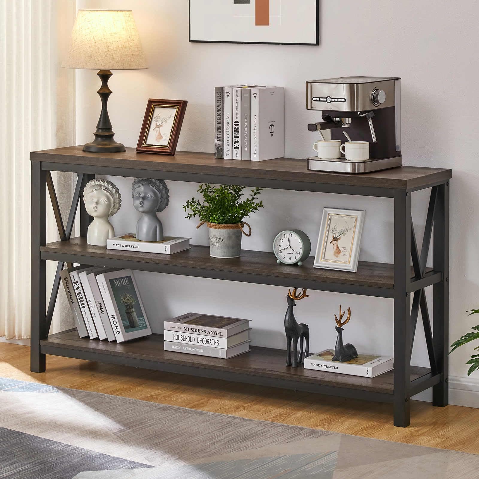 FATORRI Industrial Sofa Console Table