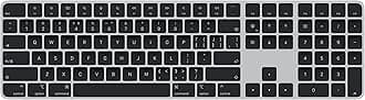 Apple Magic Keyboard with Touch ID and Numeric Keypad: Wireless, Bluetooth, Rechargeable. Works with Mac Computers with Apple Silicon; Chinese (Pinyin) - Black Keys