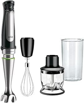 Braun MultiQuick MQ7025X Hand Blender, Faster, Finer Blending