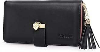 Women Wallets RFID Ladies Purses with Multiple Card Slots and Roomy Compartment