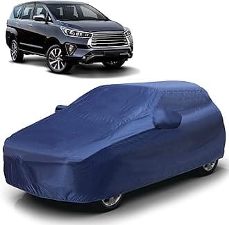 TF-I Car Cover for Toyota Innova Crysta [Year 2016 Onwards] - Dust & UV Proof Waterproof Car Cover (Blue)
