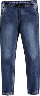 Urbano Juniors Boy's Slim Fit Mid Rise Stretchable Jogger Jeans