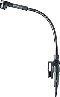 C516 ML Professional Miniature Condenser Instrument Microphone, Black