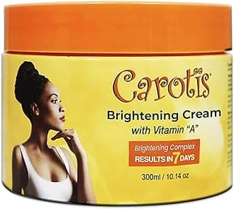 Carotid Skin Brightening Cream - 300 ml / 10.14 fl oz - 7 Day Night Cream, Helps to Remove Dark Spots, Uneven Skin Tone, with Vitamin A