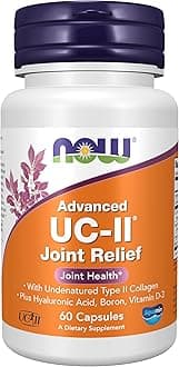 Supplements, UC-II Advanced Joint Relief with Undenatured Type II Collagen, plus Hyaluronic Acid, Boron, Vitamin D-3, 60 Veg Capsules