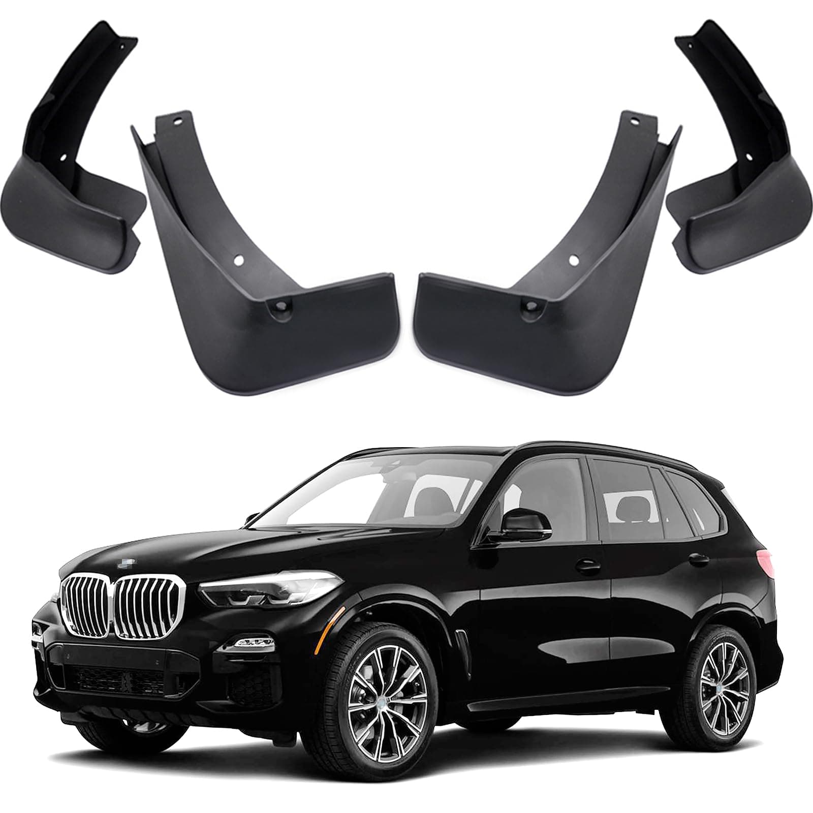 Car Mudguard Fender Mud Flaps Splash Guards Compatible with BMW X5 M-Sport 2019 2020 2021 2022 2023 2024