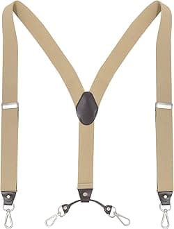 Men's Suspenders with Swivel Hooks and Adjustable Braces, Suitable for Heavy Duty, Big and Tall