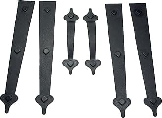 Garage Handle and Hinge Magnets – Decorative Magnetic Hardware Steel Doors, Easy Installation, Durable & Weatherproof, Set of 6