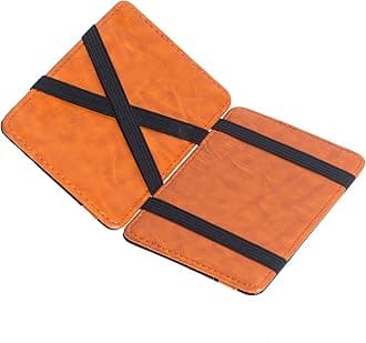 CKLT Men's Fashion Magic Money Clip Leather Minimalistic Slim Wallet