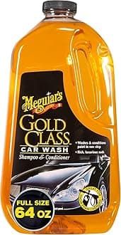 Meguiar's Gold Class Car Wash Shampoo & Conditioner 1.89L - Biodegradable For...