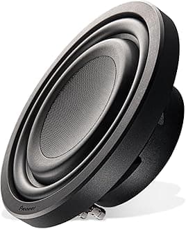 Pioneer TS-Z10LS4 1300W 10" Z-Series Shallow Mounting Subwoofer, With 4Ω Single Voice Coil