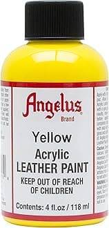 Angelus Leather Paint 4oz-Yellow