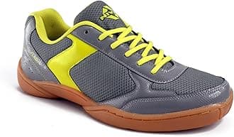 NiviaAster Badminton Flash Shoes Mens Nivia Aster Badminton Flash Shoes, Men's UK 8 (Yellow/Aster Blue)