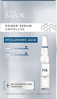 DOCTOR Hyaluronic Acid Power Serum Ampoule, Moisturizing Skincare Capsule, Hyaluronic Acid & Tripeptide Serum Deeply Hydrates, Increase Radiance & Luminosity, 7 Day Treatment